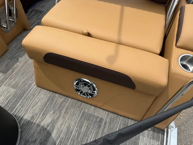 Slide: The Image of Tahoe Cascade 2385 Quad Lounge Shift Tritoon & Honda 4-Stroke EFI 2025 - 25