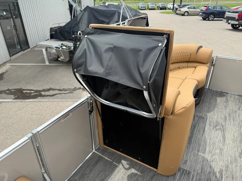 Slide: The Image of Tahoe Cascade 2385 Quad Lounge Shift Tritoon & Honda 4-Stroke EFI 2025 - 29