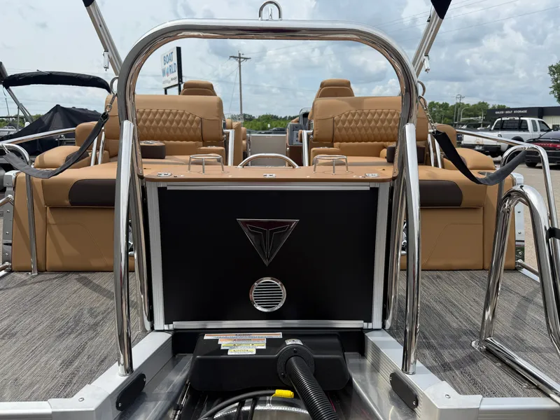 Slide: The Image of Tahoe Cascade 2385 Quad Lounge Shift Tritoon & Honda 4-Stroke EFI 2025 - 46