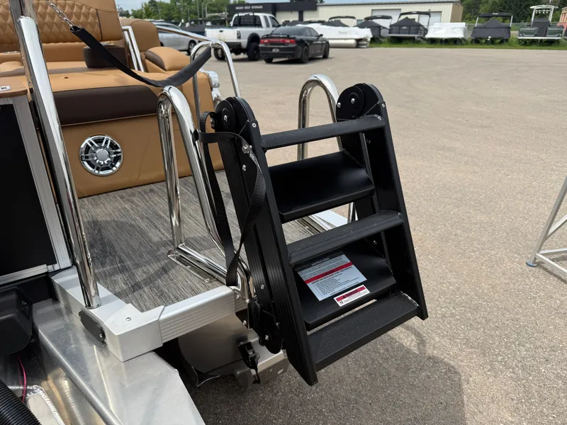 Slide: The Image of Tahoe Cascade 2385 Quad Lounge Shift Tritoon & Honda 4-Stroke EFI 2025 - 47