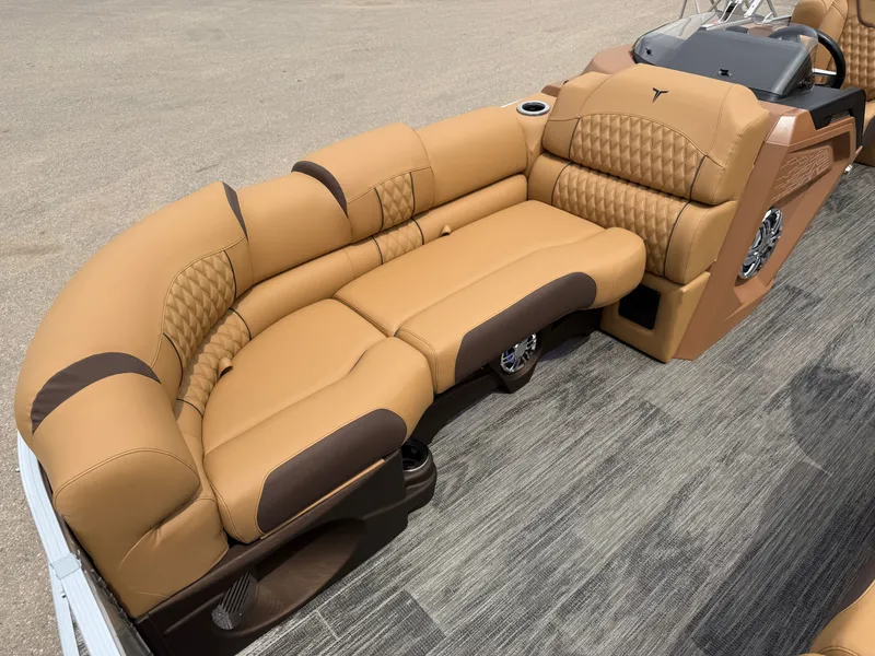 Slide: The Image of Tahoe Cascade 2385 Quad Lounge Shift Tritoon & Honda 4-Stroke EFI 2025 - 7