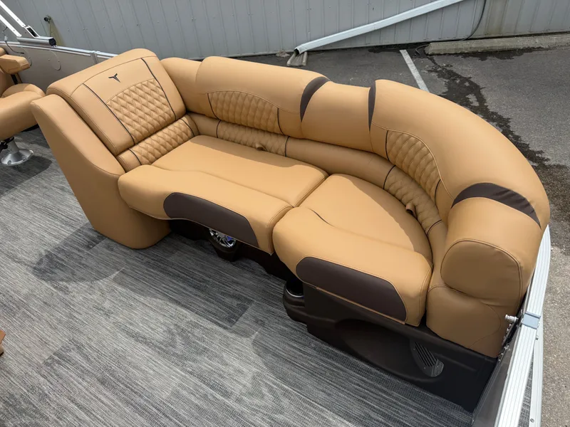 Slide: The Image of Tahoe Cascade 2385 Quad Lounge Shift Tritoon & Honda 4-Stroke EFI 2025 - 8