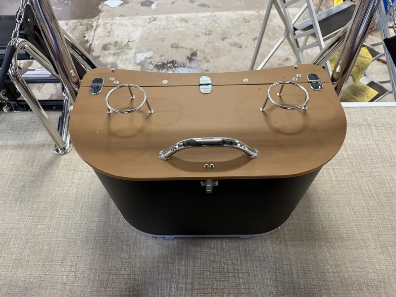 Slide: The Image of Tahoe LTZ 2385 Quad Lounge Shift Flip Tritoon & Honda 4-Stroke EFI 2025 - 26