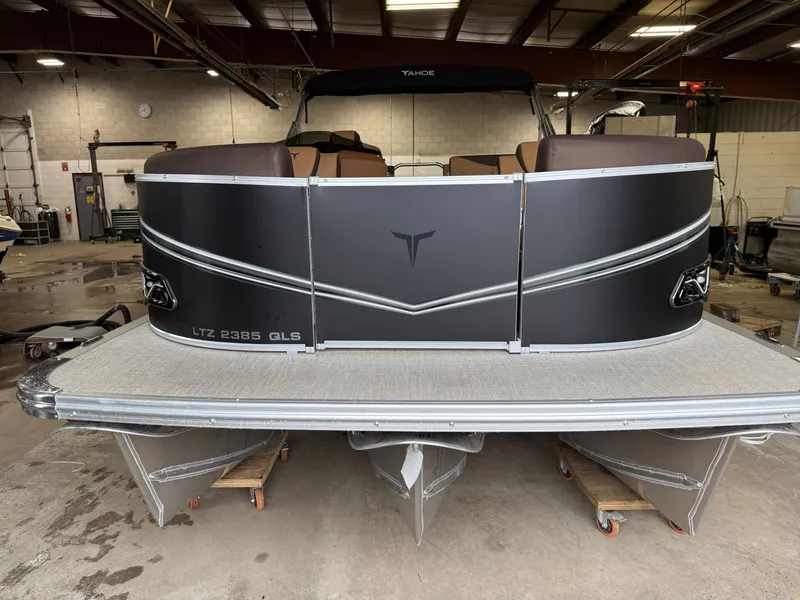 Slide: The Image of Tahoe LTZ 2385 Quad Lounge Shift Flip Tritoon & Honda 4-Stroke EFI 2025 - 35