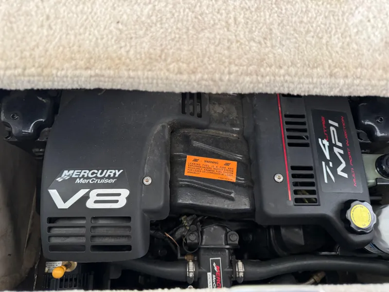Slide: The Image of Mercury MerCruiser V8 engine in 2000 Crownline 266 BR boat. - 7