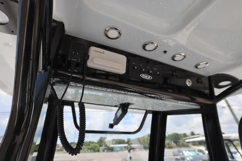Slide: The Image of Interior view of 2026 Sea Hunt Gamefish 27 Coffin Box with Garmin electronics. - 22