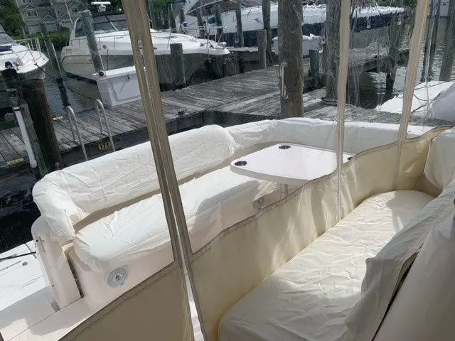 Slide: The Image of Aft Cockpit Settee Under Cover - 11