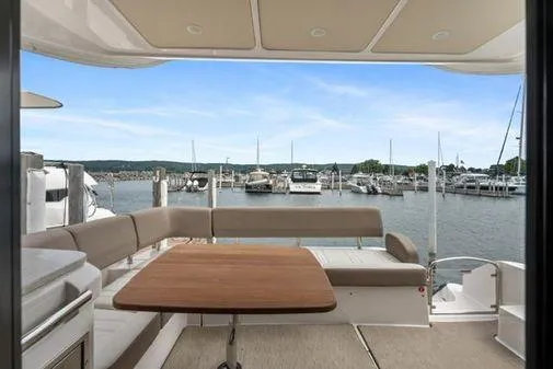 Slide: The Image of Engine room of 2017 Regal 42 Grande Coupe with Volvo Penta IPS 500 engine. - 22