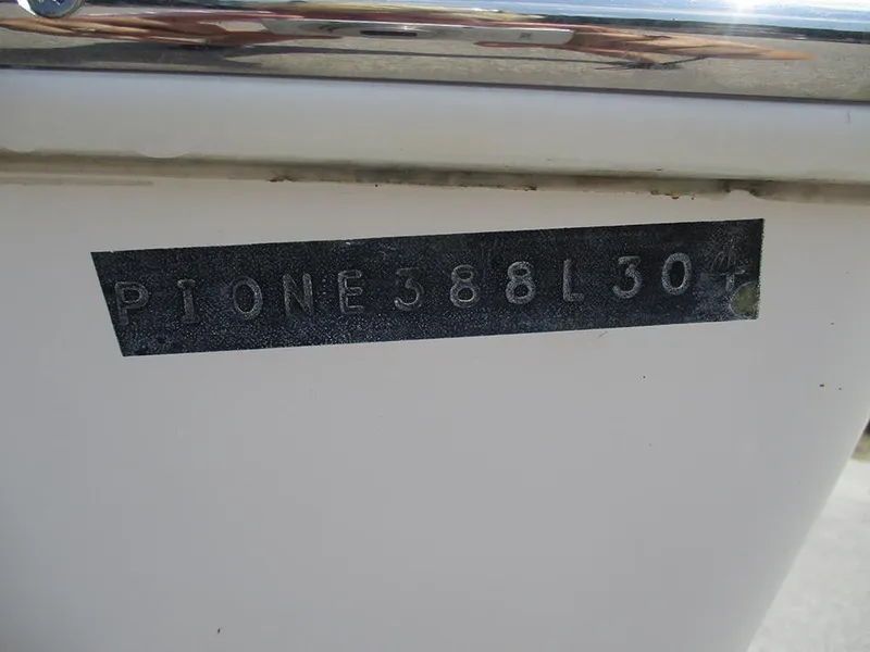 Slide: The Image of 2004 Sea Pro 180 Center Console boat hull identification number. - 24