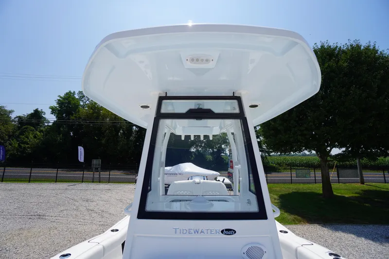 Slide: The Image of 2026 Tidewater 232 LXF boat, showcasing sleek design and modern features. - 23