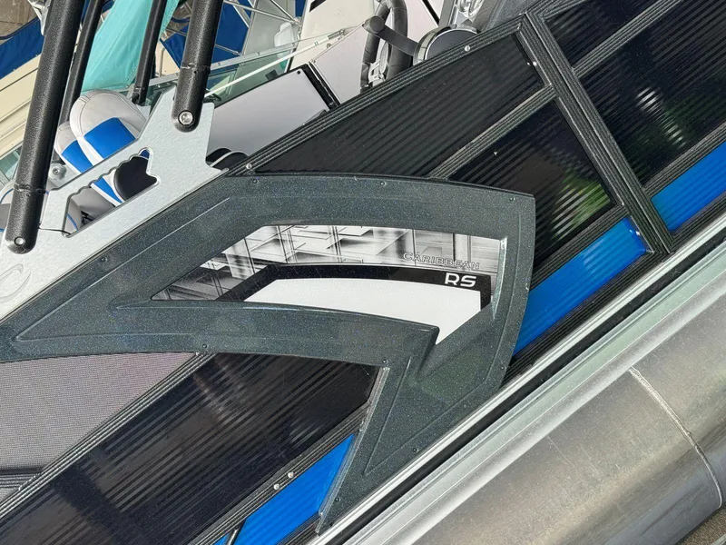 Slide: The Image of 2022 Crest Caribbean RS 250 SLRC boat detail with sleek design and modern features. - 6