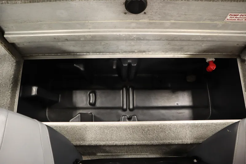 Slide: The Image of Open storage compartment in a 2012 Tracker 190 TX Pro Team boat. - 40
