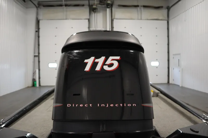 Slide: The Image of 2012 Tracker 190 TX Pro Team boat engine with 115 horsepower direct injection. - 45