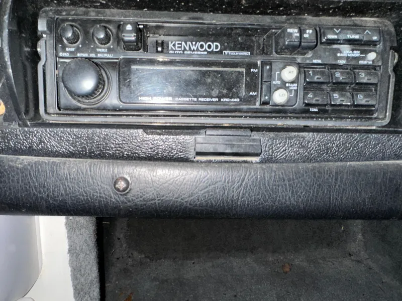 Slide: The Image of Kenwood cassette receiver in 1993 MasterCraft ProStar 190 dashboard. - 15