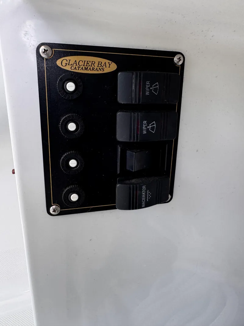 Slide: The Image of Control panel of a 2004 Glacier Bay 2680 Coastal Runner boat. - 13