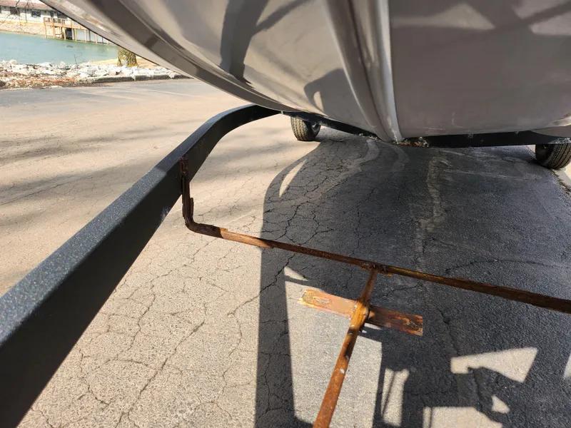 Slide: The Image of 2021 Tracker Bass Tracker Classic XL on a trailer near a waterfront. - 7