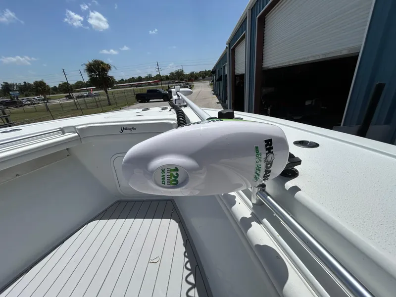 Slide: The Image of 2019 Yellowfin 36 Offshore boat with Rhodan GPS anchor system. - 14