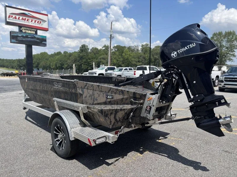 Slide: The Image of 2024 Edge Duck Boats 1756 Diamondback with Tohatsu motor at Palmetto Boat Center. - 4