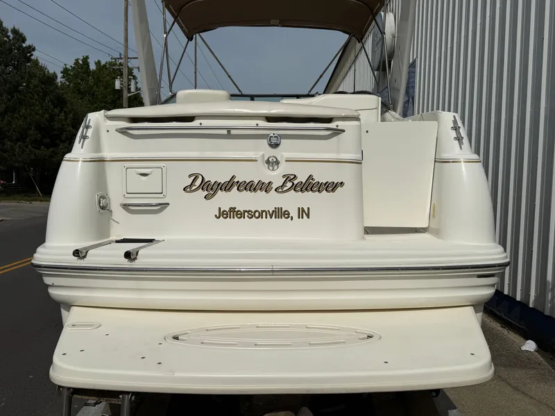 Slide: The Image of Rear view of 2001 Larson Cabrio 270 boat, "Daydream Believer." - 6
