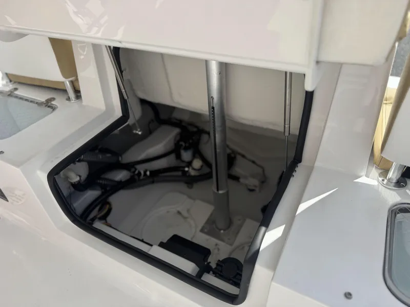 Slide: The Image of 2026 Sportsman Heritage 231 Center Console interior compartment view. - 31