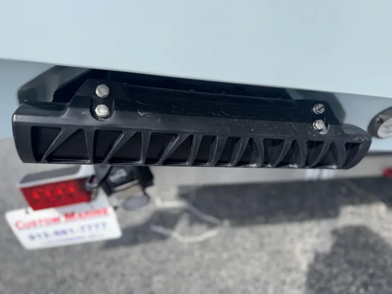 Slide: The Image of Close-up of a 2026 Sportsman Heritage 231 Center Console boat component. - 33