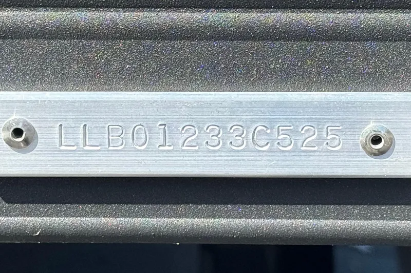 Slide: The Image of Serial number plate on Flagship E22RF, 2025 model. - 24