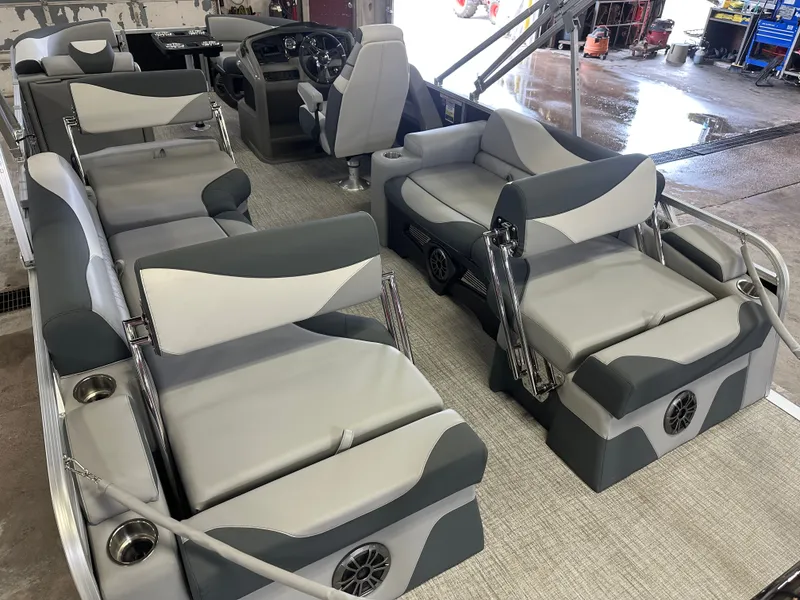 Slide: The Image of Tahoe LTZ 2385 Quad Lounge Shift Flip & Honda 4-Stroke EFI 2025 - 26