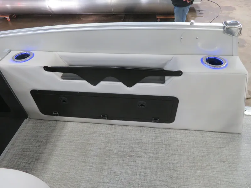 Slide: The Image of Tahoe Cascade 115HP VRB 2385 Swingback Pontoon 2024 - 25