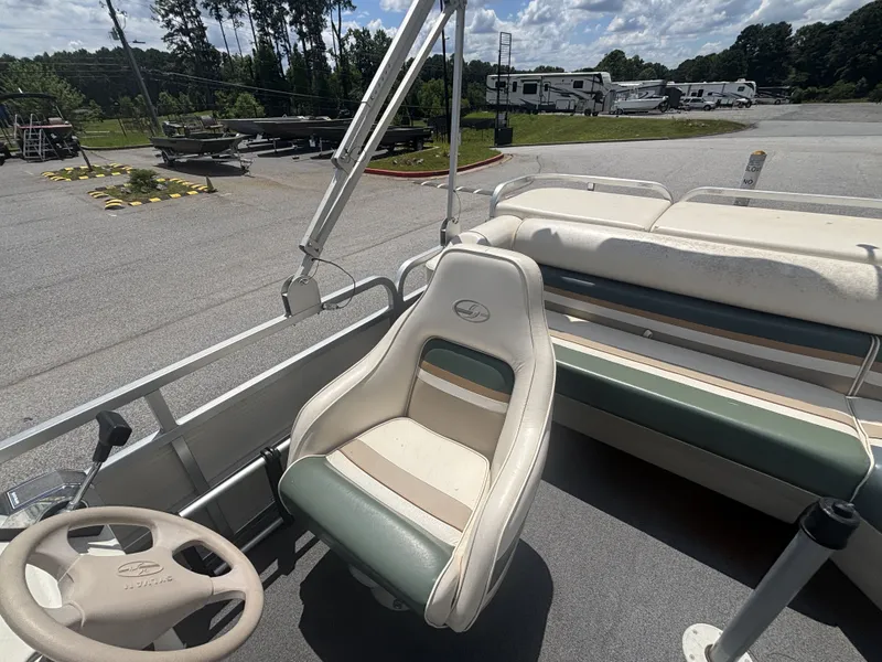 Slide: The Image of Sylvan Elite 820 w/New Tohatsu Engine and Single Axle Trailer Included 1999 - 11