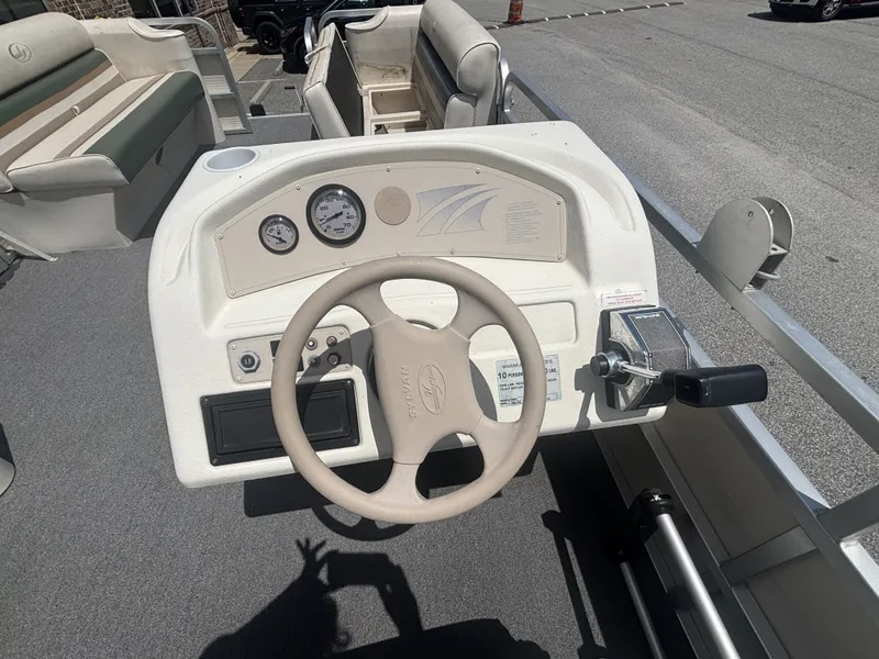 Slide: The Image of Sylvan Elite 820 w/New Tohatsu Engine and Single Axle Trailer Included 1999 - 13