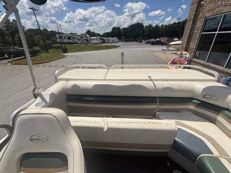 Slide: The Image of Sylvan Elite 820 w/New Tohatsu Engine and Single Axle Trailer Included 1999 - 16