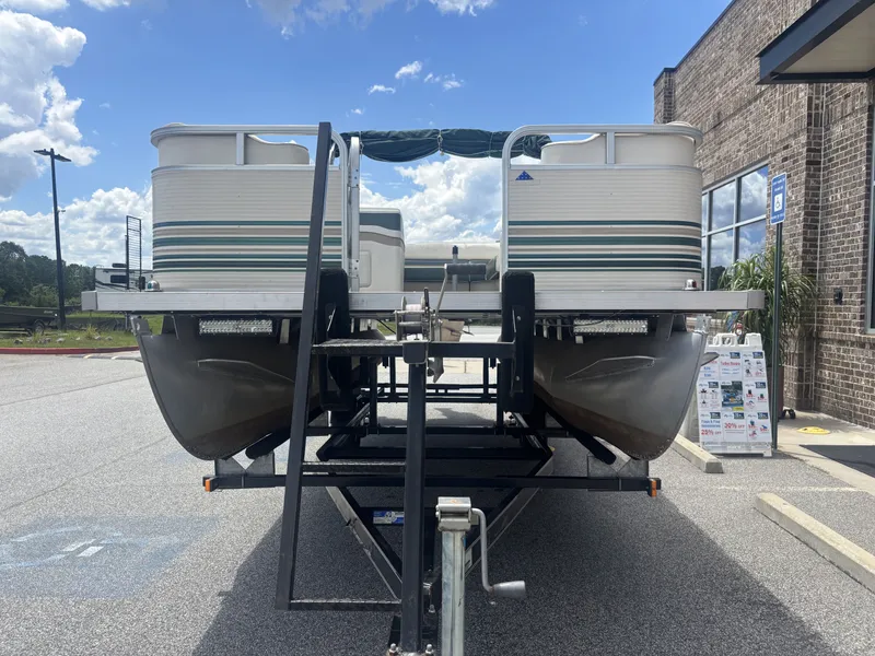 Slide: The Image of Sylvan Elite 820 w/New Tohatsu Engine and Single Axle Trailer Included 1999 - 2