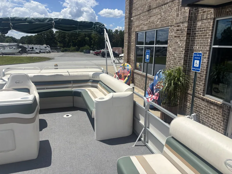 Slide: The Image of Sylvan Elite 820 w/New Tohatsu Engine and Single Axle Trailer Included 1999 - 22