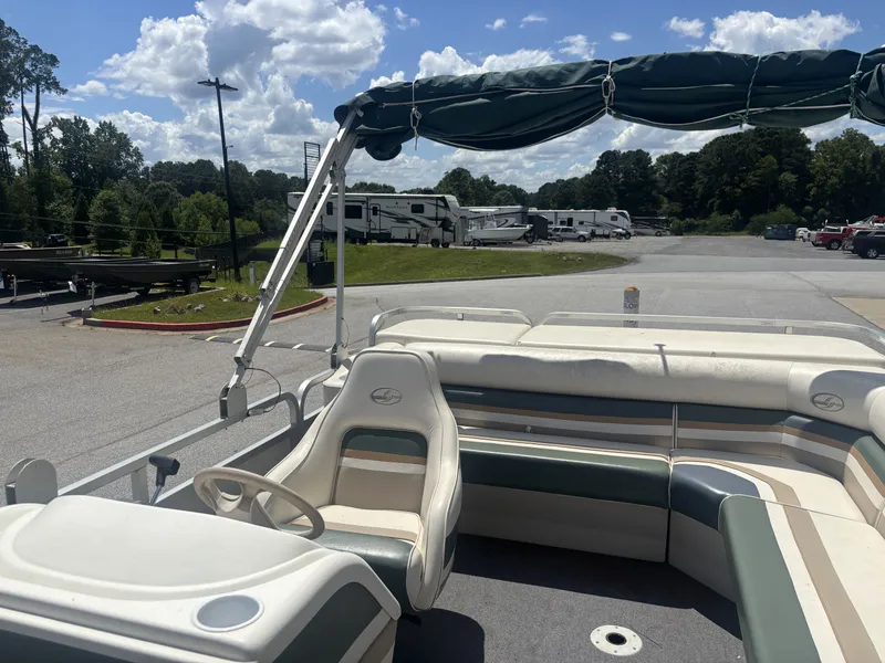 Slide: The Image of Sylvan Elite 820 w/New Tohatsu Engine and Single Axle Trailer Included 1999 - 23