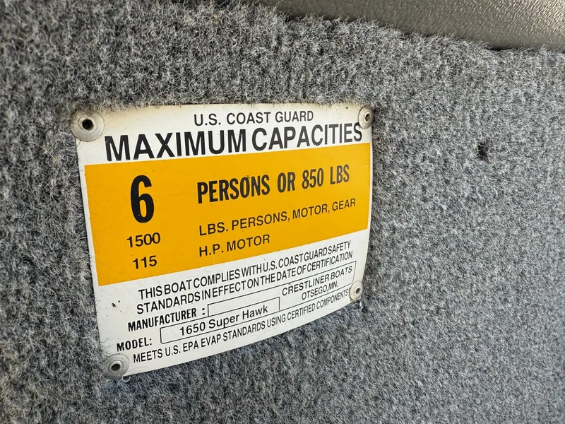 Slide: The Image of Crestliner 1650 Superhawk w/ 90HP Mercury! 2015 - 10