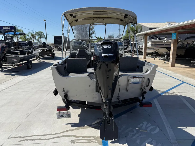 Slide: The Image of Crestliner 1650 Superhawk w/ 90HP Mercury! 2015 - 5