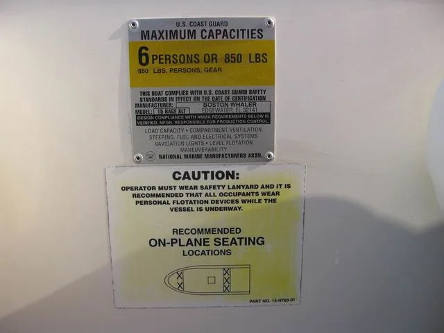 Slide: The Image of Boston Whaler RAGE 15 W/TRAILER 1998 - 19