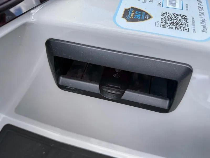 Slide: The Image of 2026 Bentley Pontoons Elite 253 Swingback, QR code and NFC scanner detail. - 11