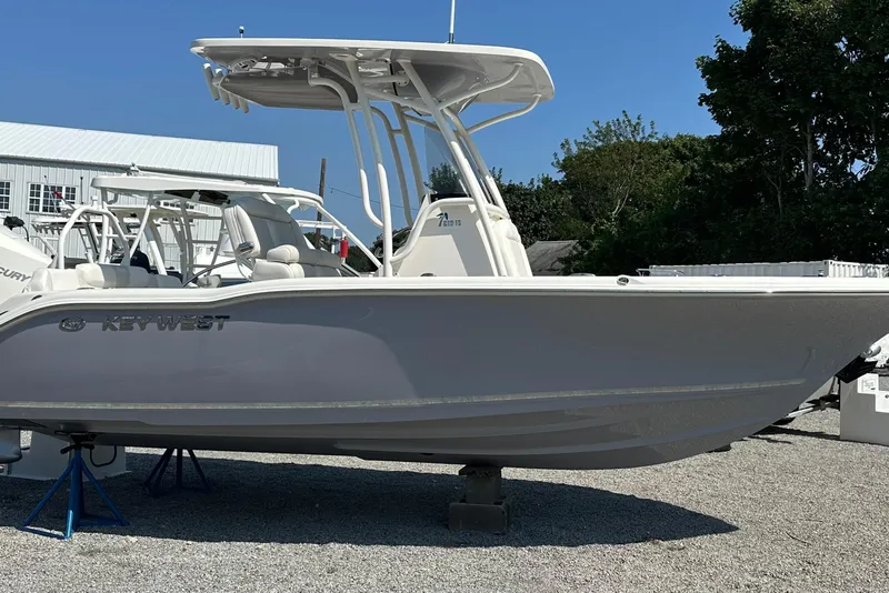 The Image of 2026 Key West 219 FS boat on display, featuring sleek design and modern amenities. - 0