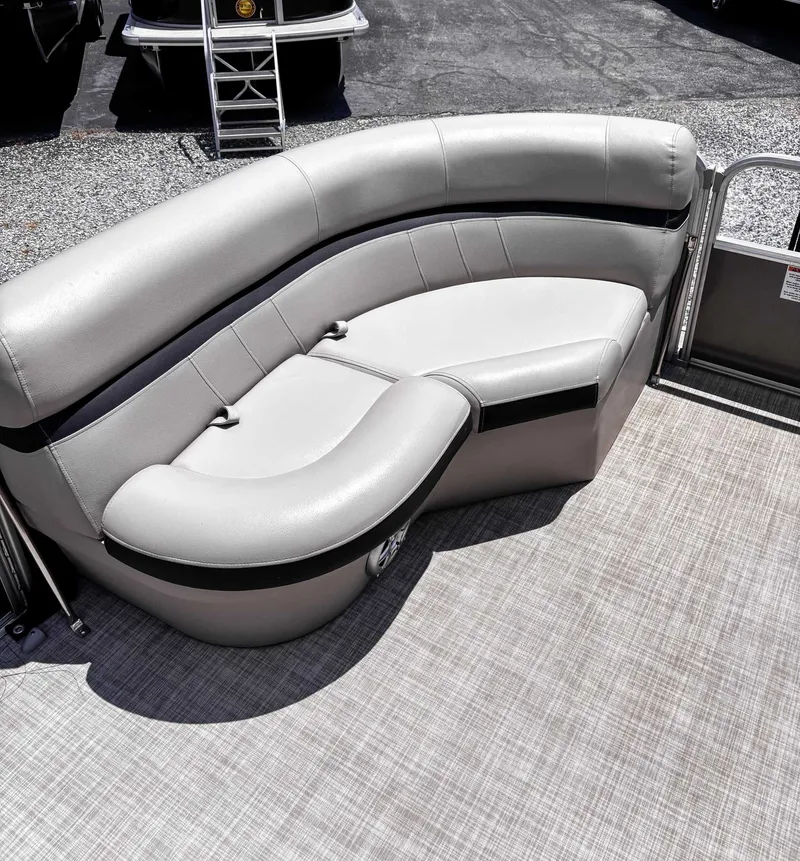 Slide: The Image of Luxurious seating on 2018 South Bay 200 Series S222RS 25 pontoon boat. - 11