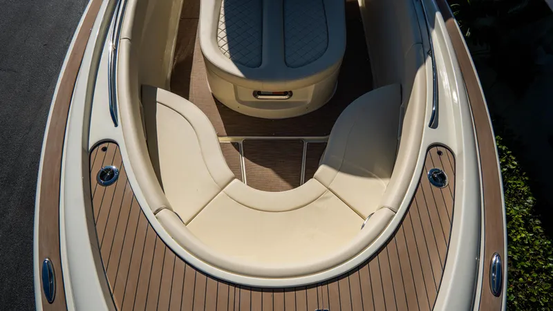 Slide: The Image of 2025 Chris-Craft Catalina 30 boat with elegant seating and teak deck. - 38