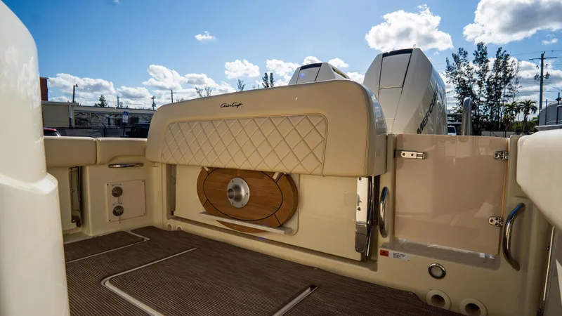 Slide: The Image of 2025 Chris-Craft Catalina 30 boat interior with elegant seating and modern design. - 6