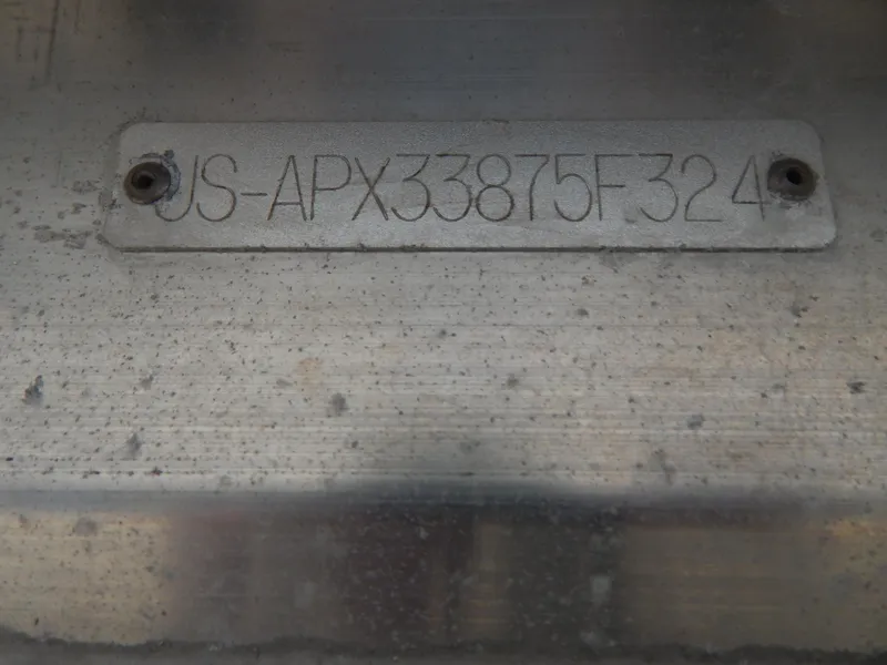 Slide: The Image of Metallic serial number plate on Qwest Splash Pad 822, 2024 model. - 4