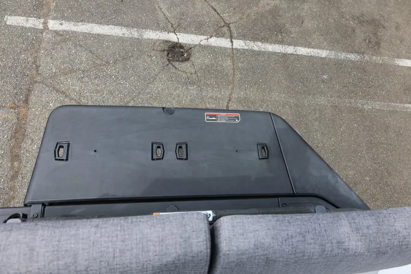 Slide: The Image of 2022 Sea-Doo Switch Cruise 21 deck view on pavement background. - 30