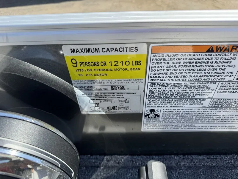 Slide: The Image of Sylvan 820 Party Fish Pontoon 2023 - 55