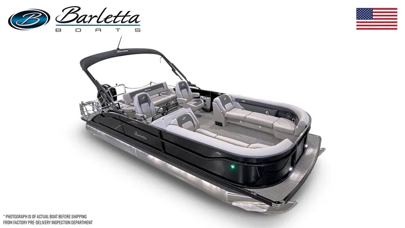 Slide: The Image of 2026 Barletta ARIA 24 UC pontoon boat with luxurious design. - 4