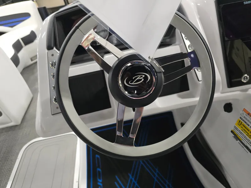 Slide: The Image of Steering wheel of 2026 Barletta Corsa 23 U with modern design. - 20