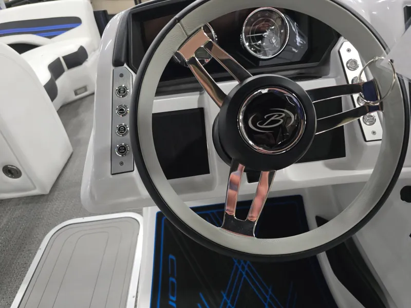 Slide: The Image of 2026 Barletta Corsa 23 U steering wheel and dashboard. - 21