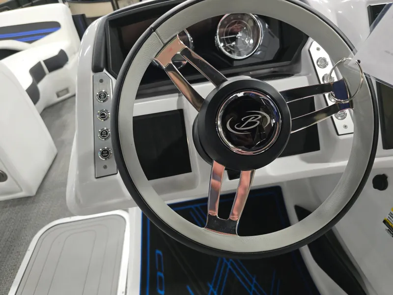 Slide: The Image of Steering wheel of 2026 Barletta Corsa 23 U with modern design. - 22