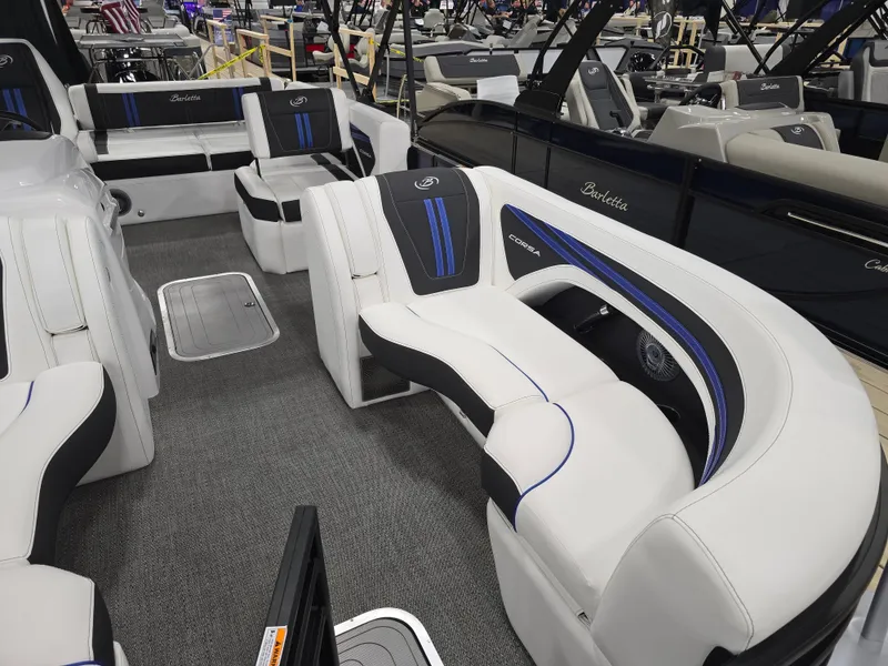Slide: The Image of Interior of the 2026 Barletta Corsa 23 U boat. - 6